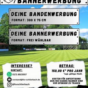 Ihre Banden-/Bannerwerbung auf dem Vereinsgelände am Riedelberg